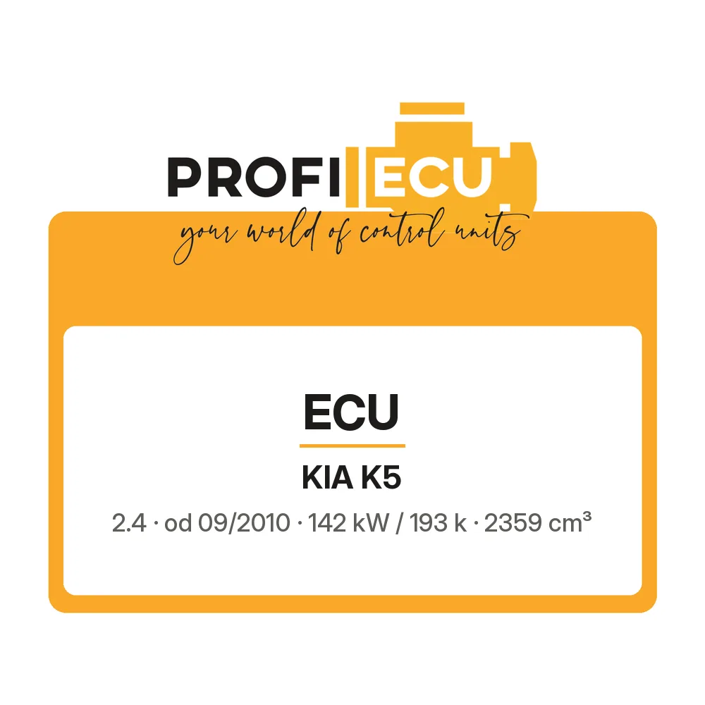 Etiketa ProfiECU: ECU pro Kia K5 2.4 142 kW