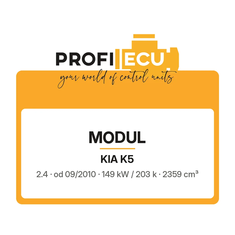 Etiketa ProfiECU: Modul pro Kia K5 2.4 149 kW