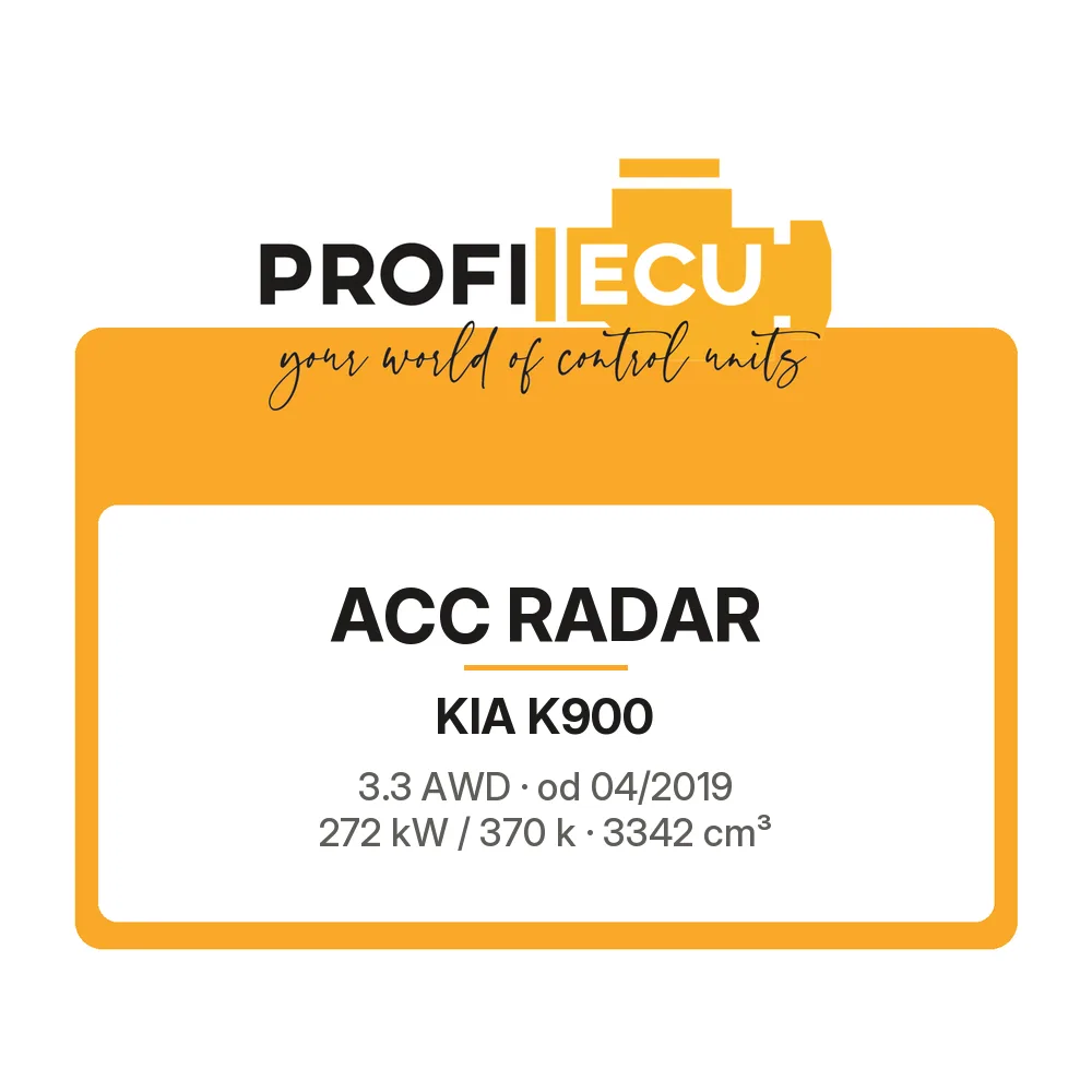 Etiketa ProfiECU: ACC Radar pro Kia K900 3.3 AWD 272 kW
