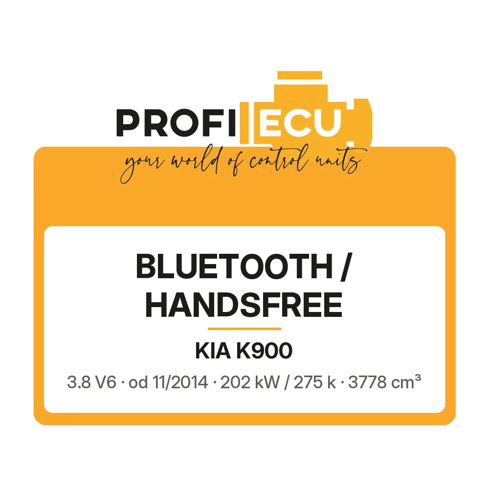 Etiketa ProfiECU: Bluetooth / Handsfree pro Kia K900 3.8 V6 202 kW