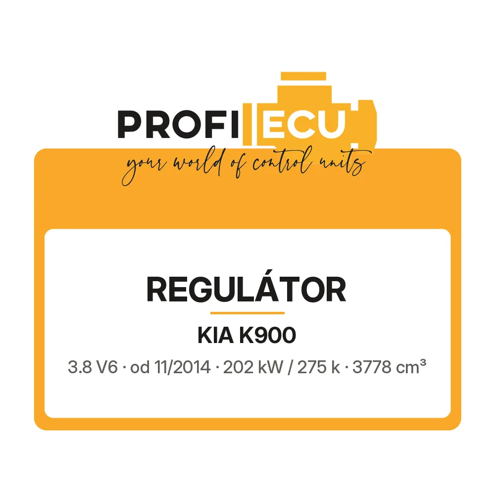 Etiketa ProfiECU: Regulátor pro Kia K900 3.8 V6 202 kW