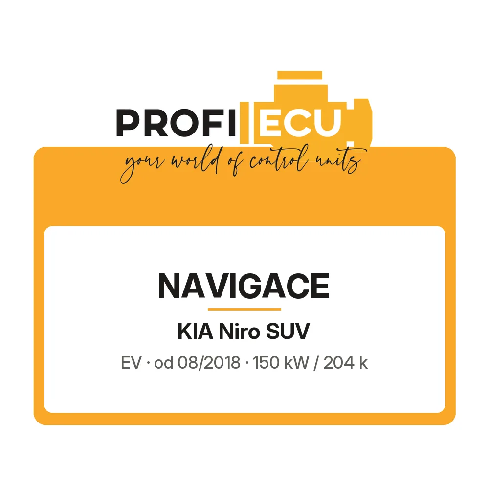 Etiketa ProfiECU: Navigace pro Kia Niro SUV EV