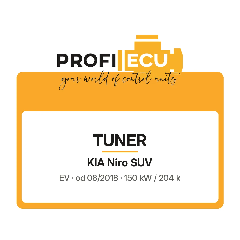 Etiketa ProfiECU: Tuner pro Kia Niro SUV EV