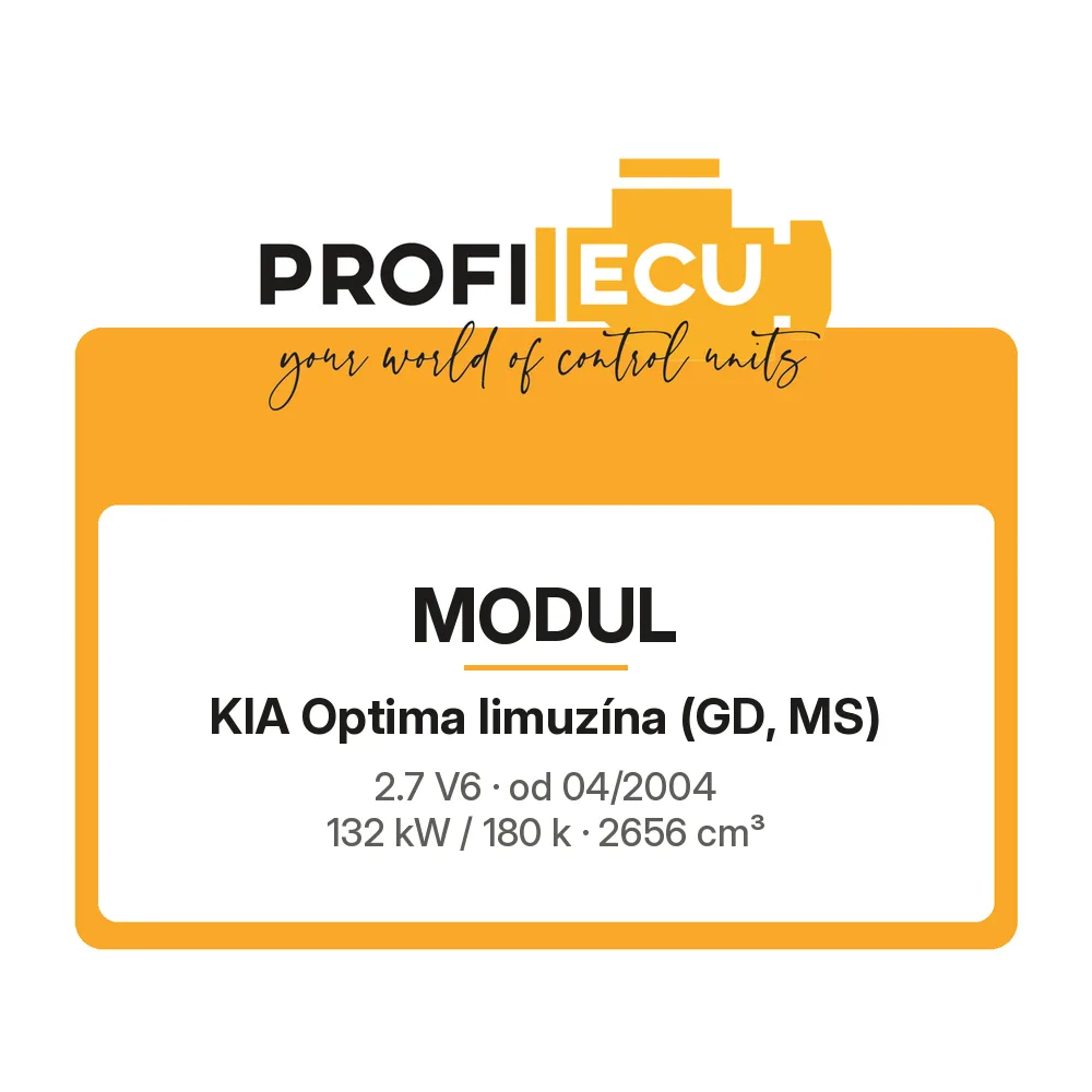 Etiketa ProfiECU: Modul pro Kia Optima limuzína 2.7 V6 132 kW