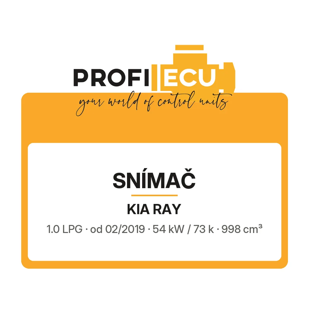 Etiketa ProfiECU: Snímač pro Kia RAY 1.0 LPG 54 kW