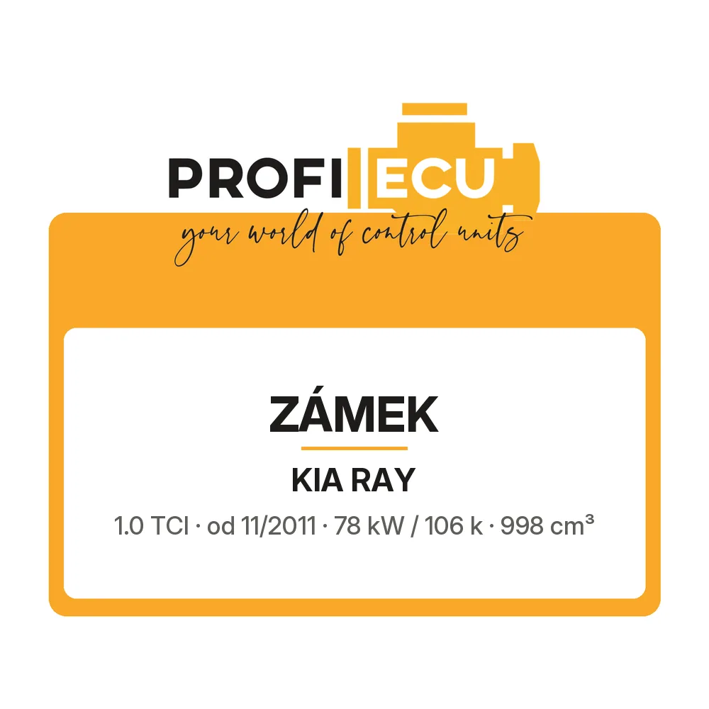 Etiketa ProfiECU: Zámek pro Kia RAY 1.0 TCI 78 kW