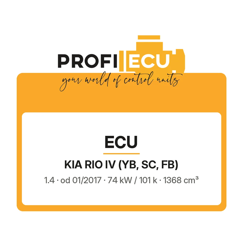 Etiketa ProfiECU: ECU pro Kia RIO IV 1.4 74 kW