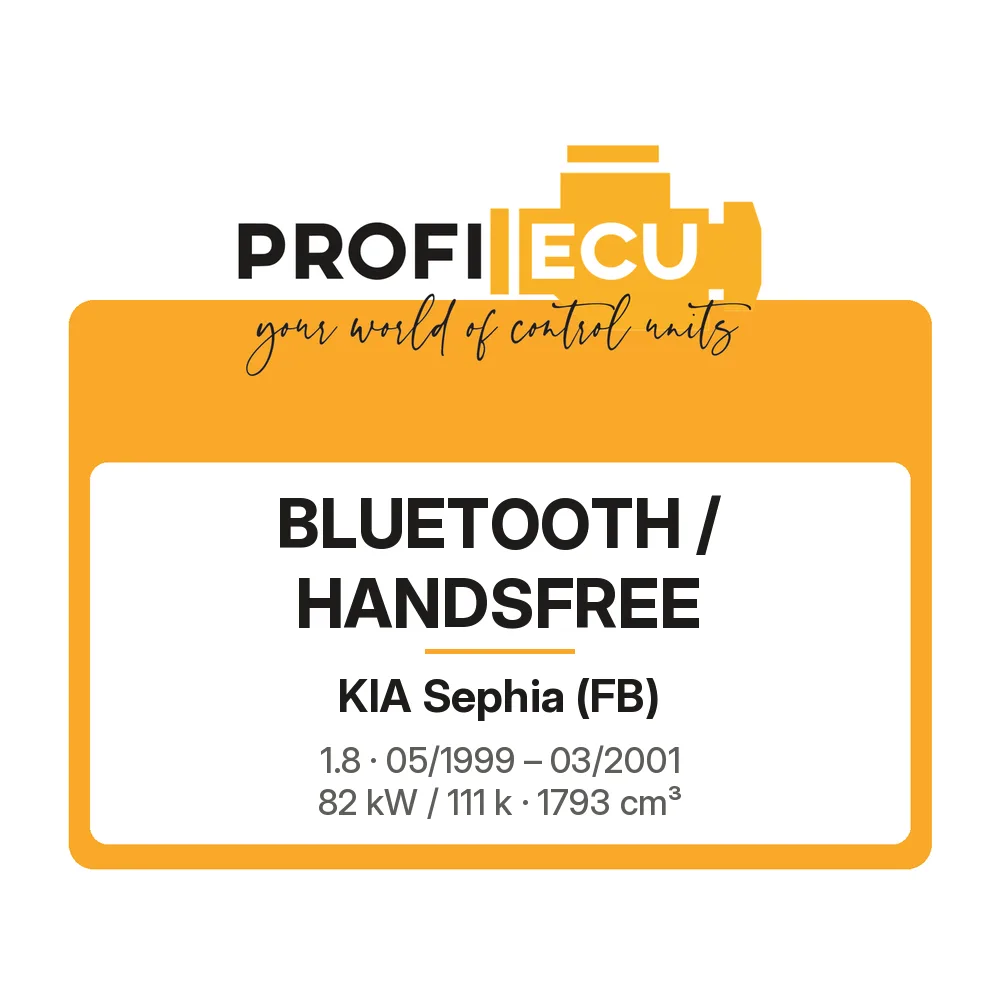 Etiketa ProfiECU: Bluetooth / Handsfree pro Kia Sephia 1.8 82 kW