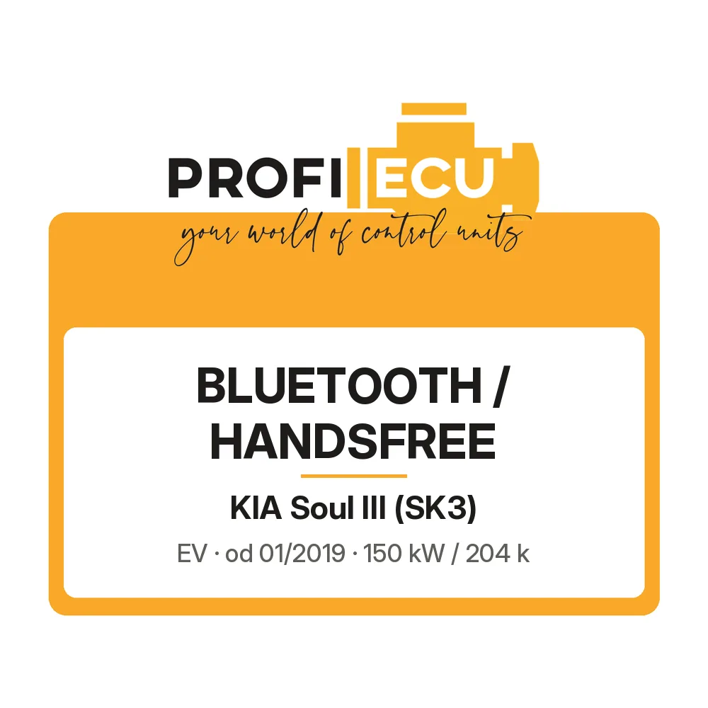 Etiketa ProfiECU: Bluetooth / Handsfree pro Kia Soul III EV