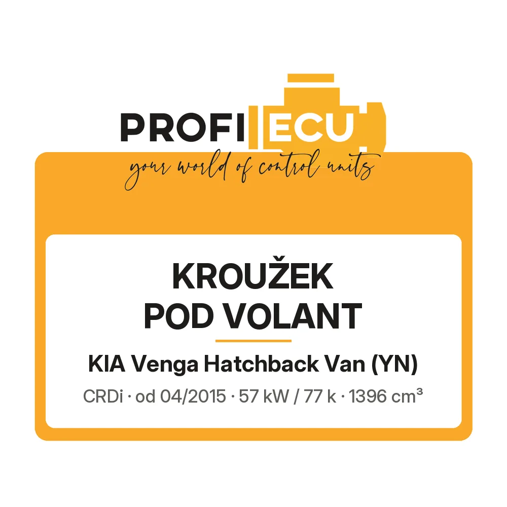 Etiketa ProfiECU: Kroužek pod volant pro Kia Venga Hatchback Van CRDi 57 kW