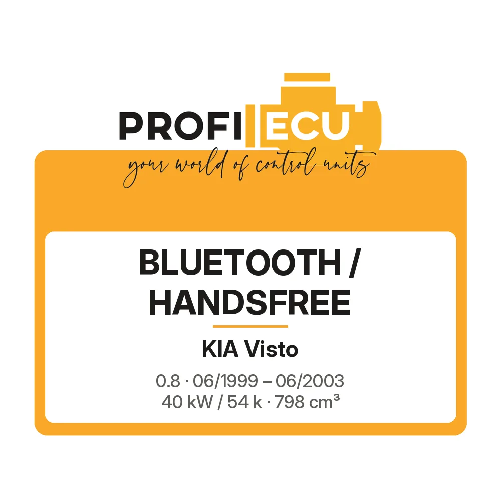 Etiketa ProfiECU: Bluetooth / Handsfree pro Kia Visto 0.8 40 kW