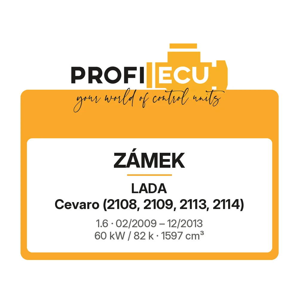 Etiketa ProfiECU: Zámek pro Lada Cevaro 1.6 60 kW