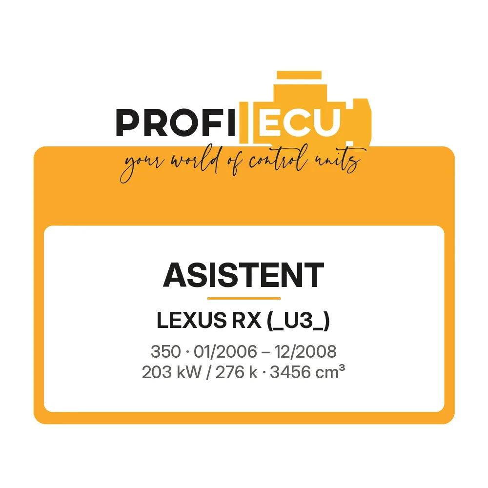 Etiketa ProfiECU: ASISTENT pro Lexus RX 350 203 kW