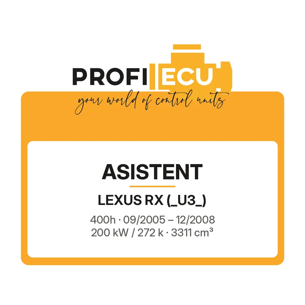 Etiketa ProfiECU: ASISTENT pro Lexus RX 400h 200 kW