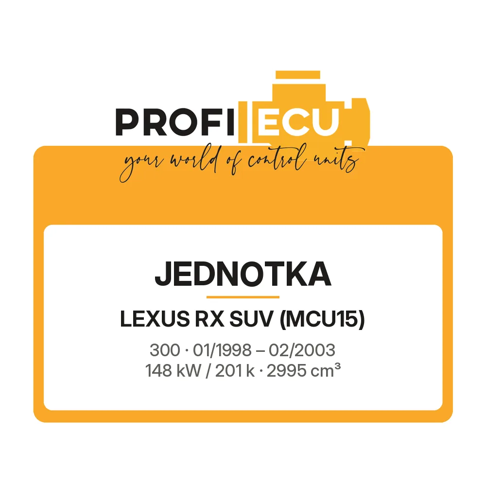 Etiketa ProfiECU: Jednotka pro Lexus RX SUV 300 148 kW