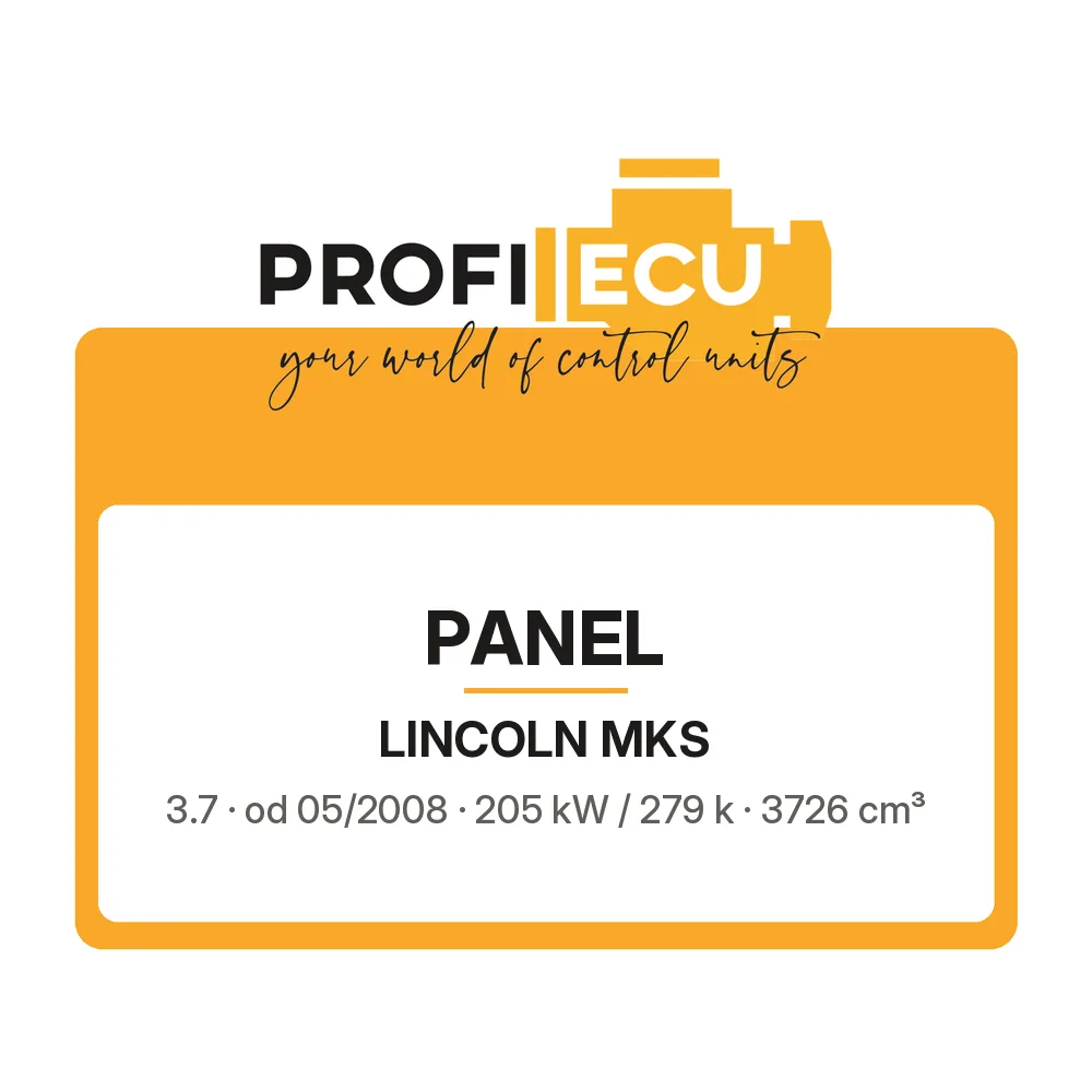 Etiketa ProfiECU: Panel pro Lincoln MKS 3.7 205 kW