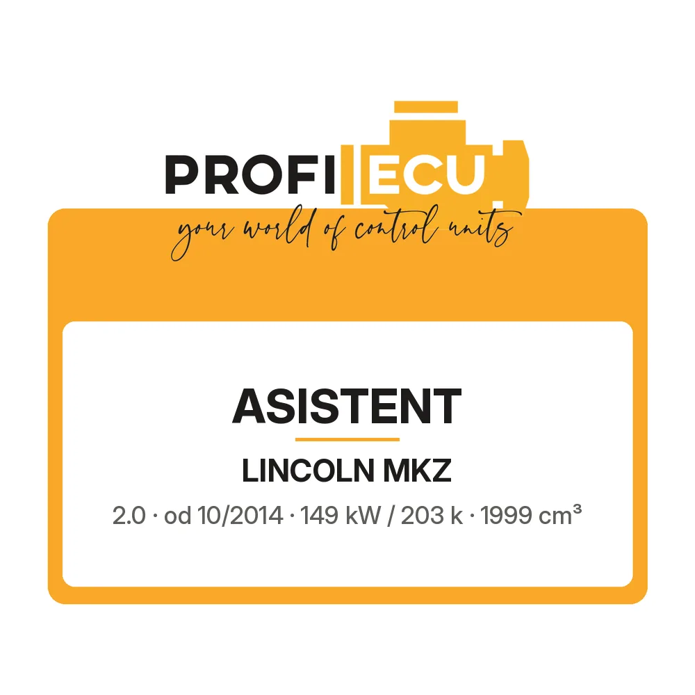 Etiketa ProfiECU: ASISTENT pro Lincoln MKZ 2.0 149 kW