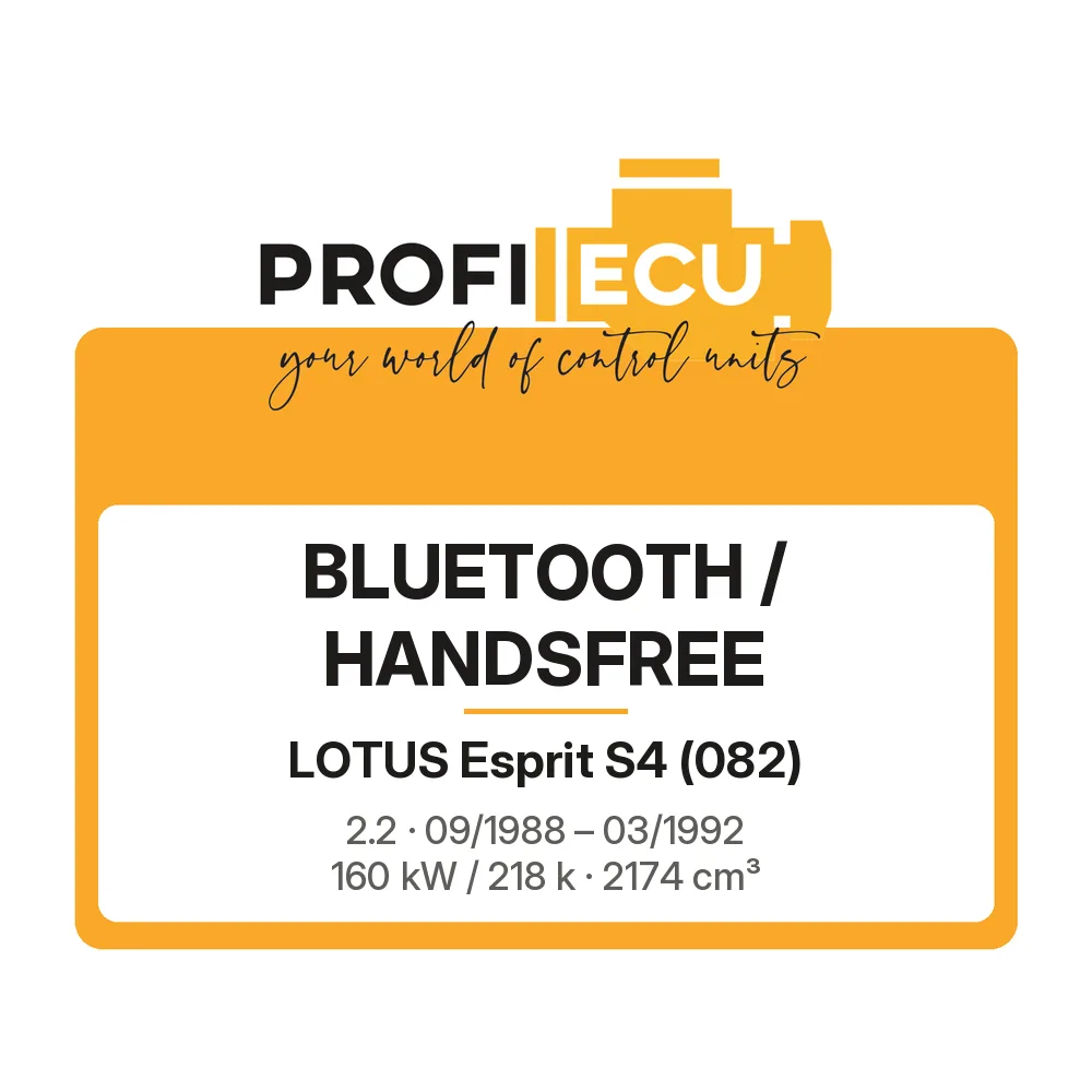 Etiketa ProfiECU: Bluetooth / Handsfree pro Lotus Esprit S4 2.2 160 kW