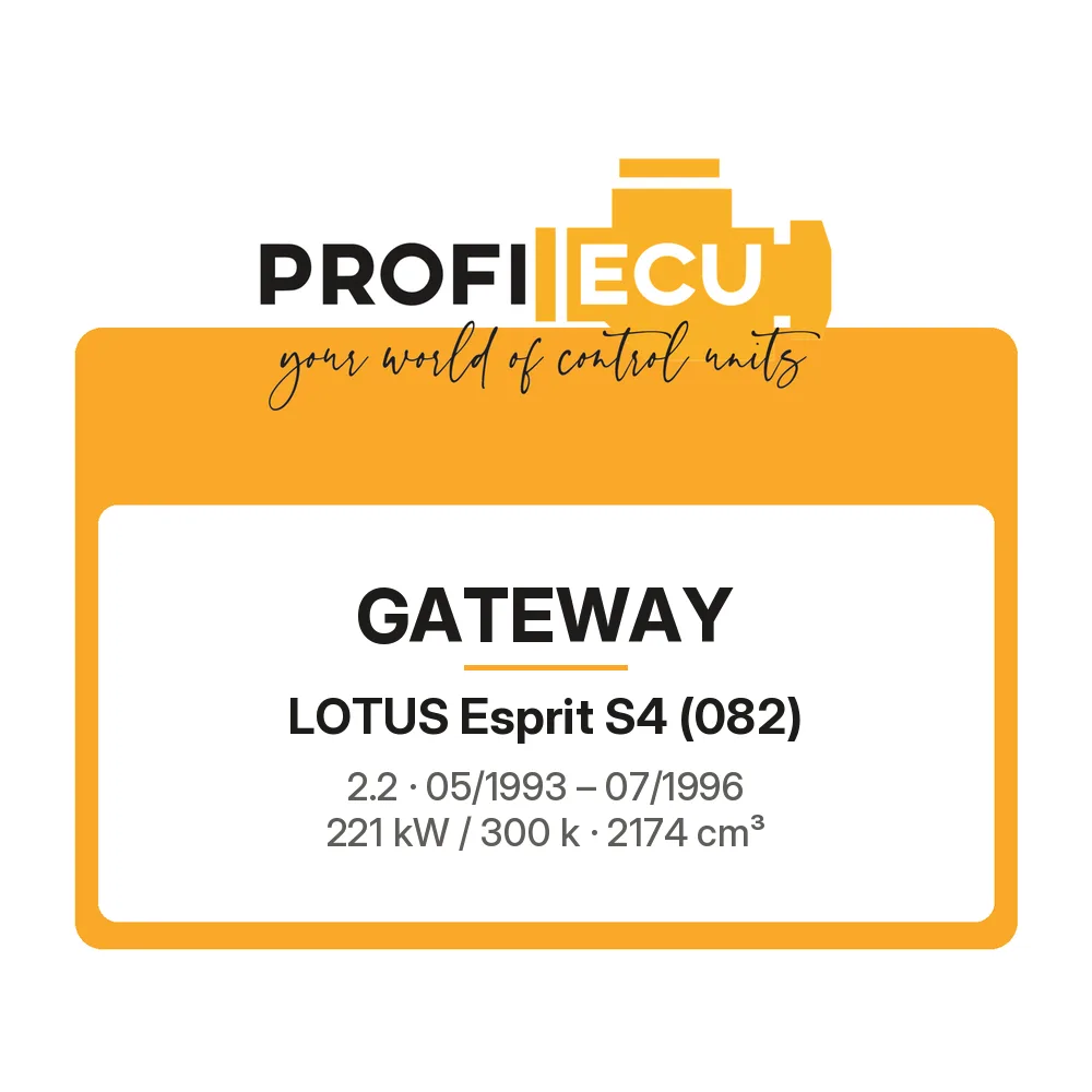 Etiketa ProfiECU: GATEWAY pro Lotus Esprit S4 2.2 221 kW