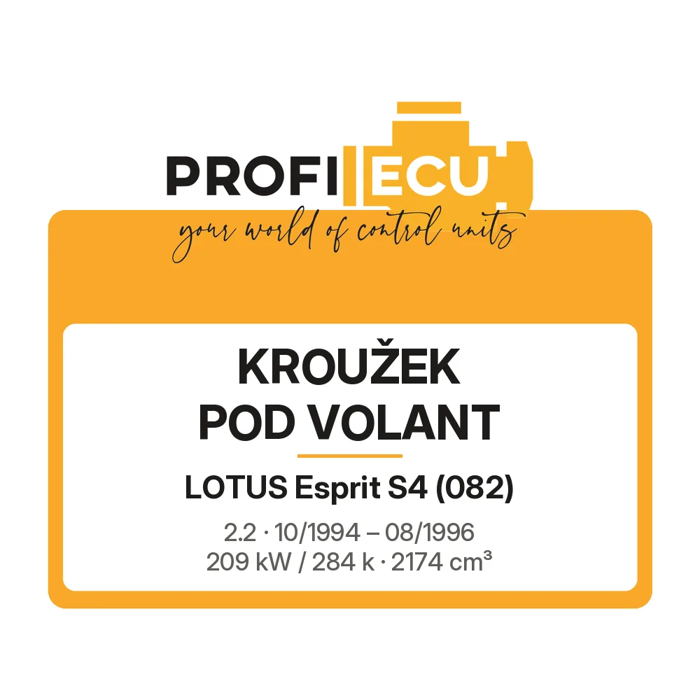 Etiketa ProfiECU: Kroužek pod volant pro Lotus Esprit S4 2.2 209 kW
