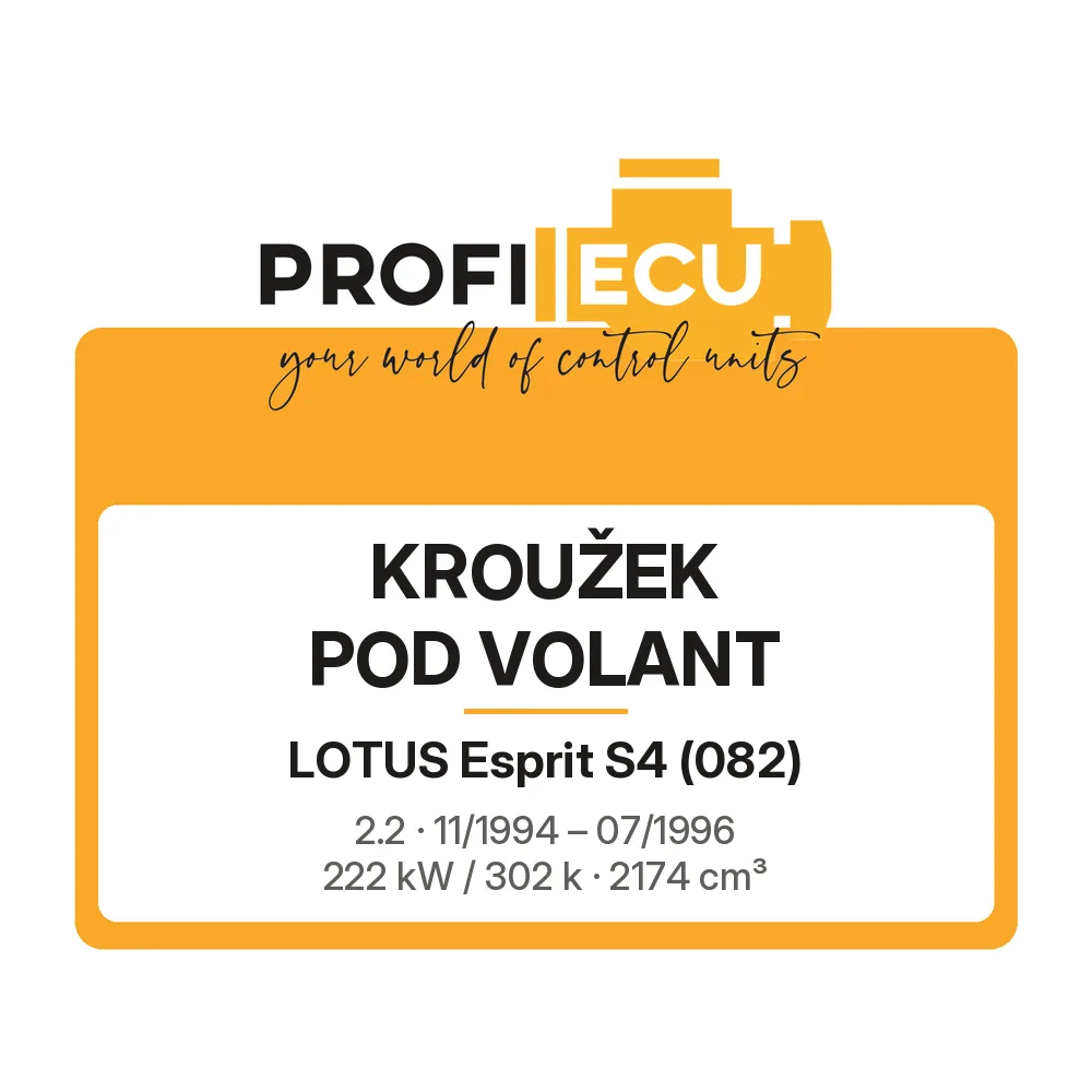 Etiketa ProfiECU: Kroužek pod volant pro Lotus Esprit S4 2.2 222 kW