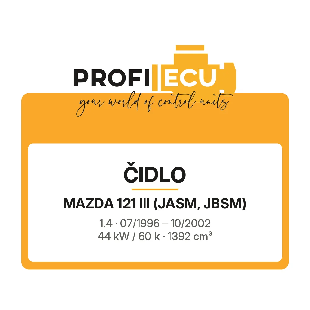 Etiketa ProfiECU: Čidlo pro Mazda 121 III 1.4 44 kW