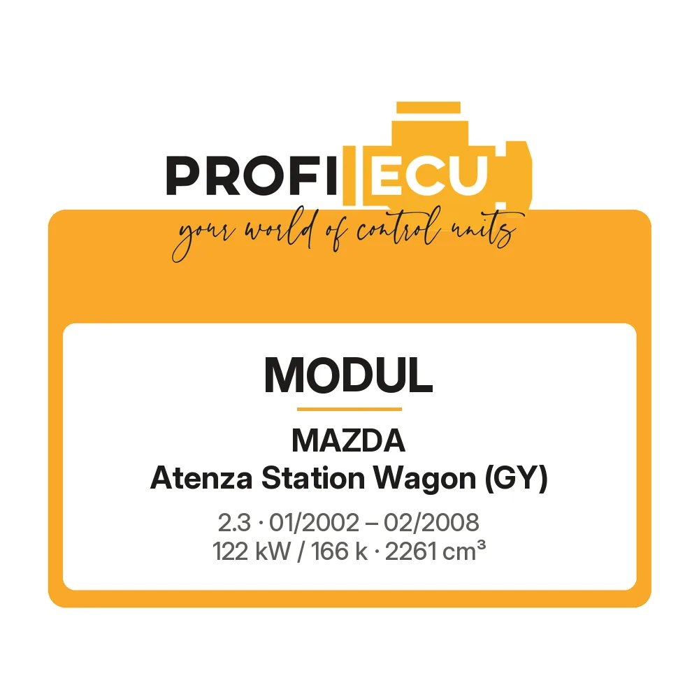 Etiketa ProfiECU: Modul pro Mazda Atenza Station Wagon 2.3 122 kW