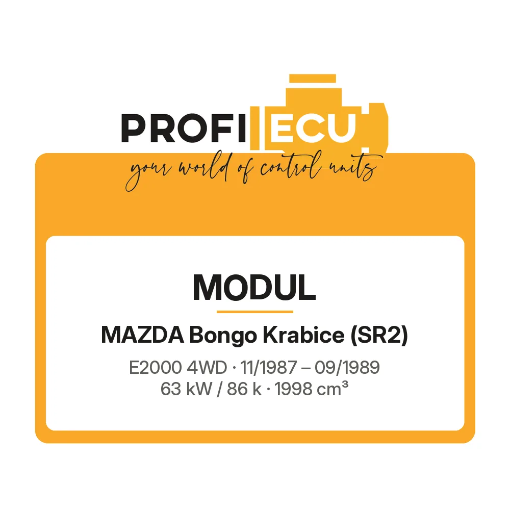 Etiketa ProfiECU: Modul pro Mazda Bongo Krabice E2000 4WD 63 kW