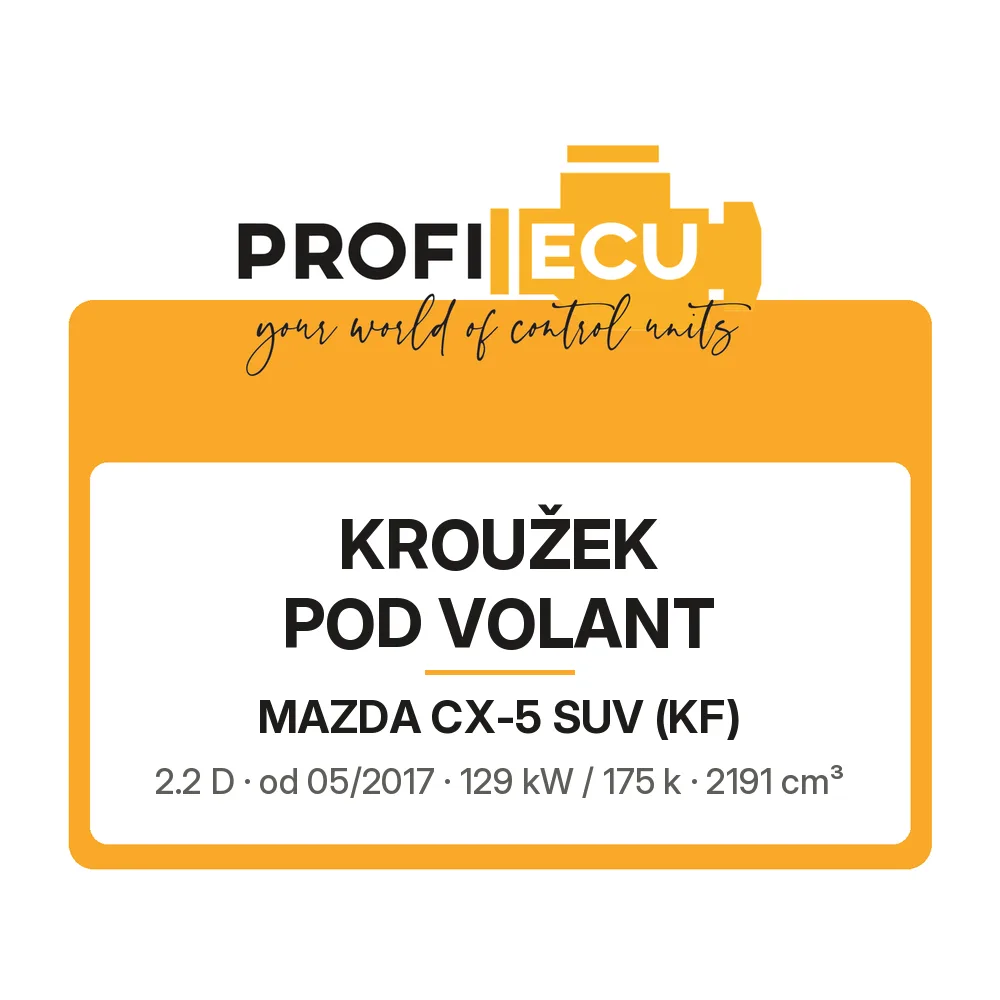 Etiketa ProfiECU: Kroužek pod volant pro Mazda CX-5 SUV 2.2 D 129 kW