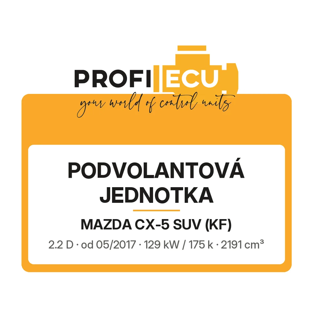 Etiketa ProfiECU: Podvolantová jednotka pro Mazda CX-5 SUV 2.2 D 129 kW