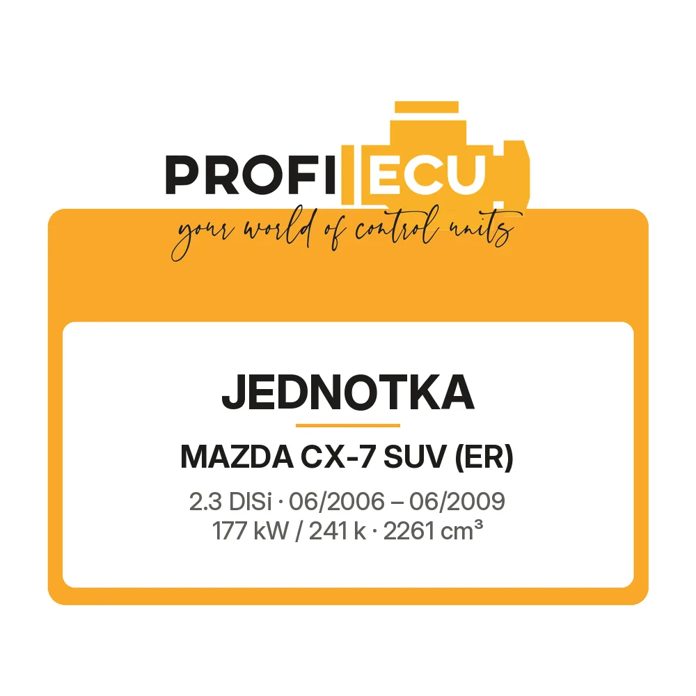 Etiketa ProfiECU: Jednotka pro Mazda CX-7 SUV 2.3 DISi 177 kW