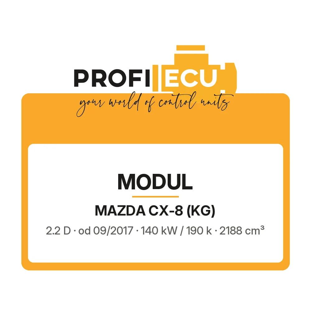 Etiketa ProfiECU: Modul pro Mazda CX-8 2.2 D 140 kW
