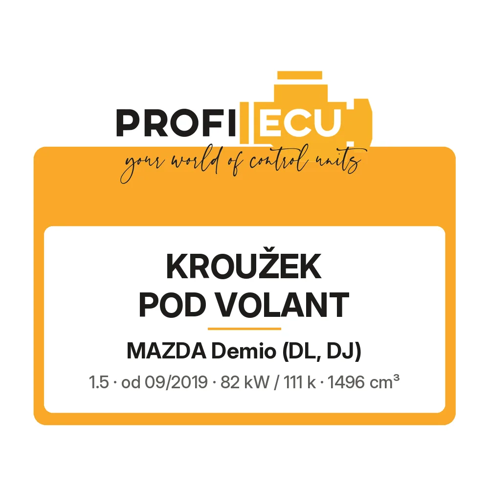 Etiketa ProfiECU: Kroužek pod volant pro Mazda Demio 1.5 82 kW