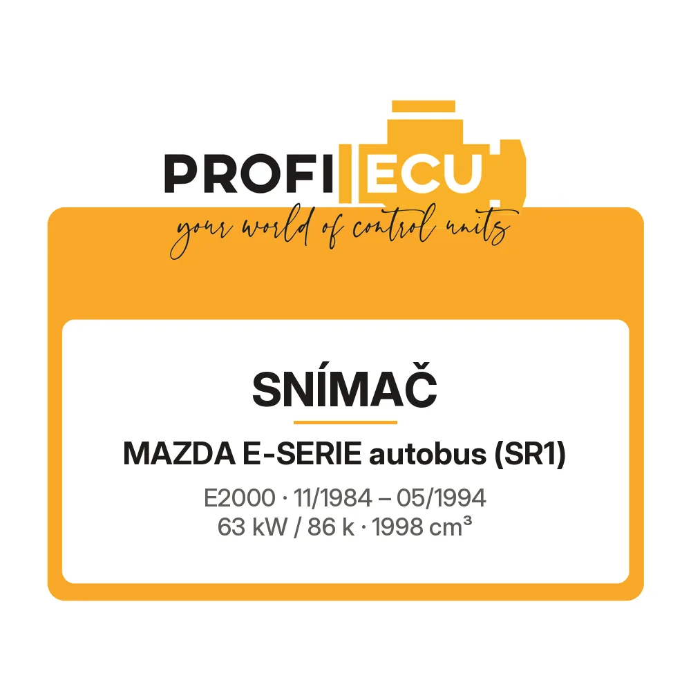 Etiketa ProfiECU: Snímač pro Mazda E-SERIE autobus E2000 63 kW