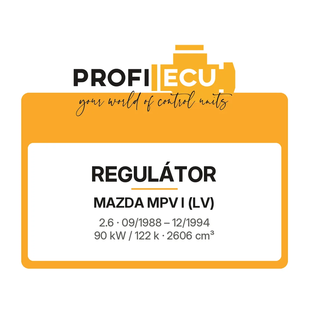 Etiketa ProfiECU: Regulátor pro Mazda MPV I 2.6 90 kW