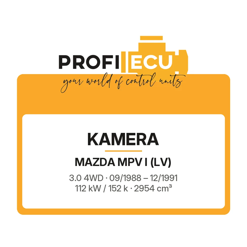Etiketa ProfiECU: Kamera pro Mazda MPV I 3.0 4WD 112 kW