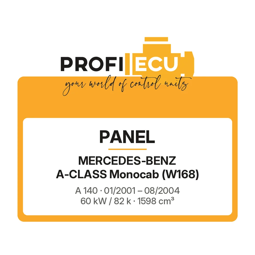 Etiketa ProfiECU: Panel pro Mercedes-Benz A-CLASS Monocab A 140 60 kW