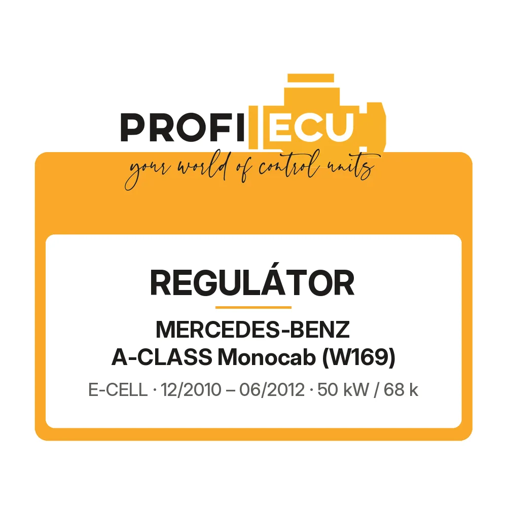 Etiketa ProfiECU: Regulátor pro Mercedes-Benz A-CLASS Monocab E-CELL