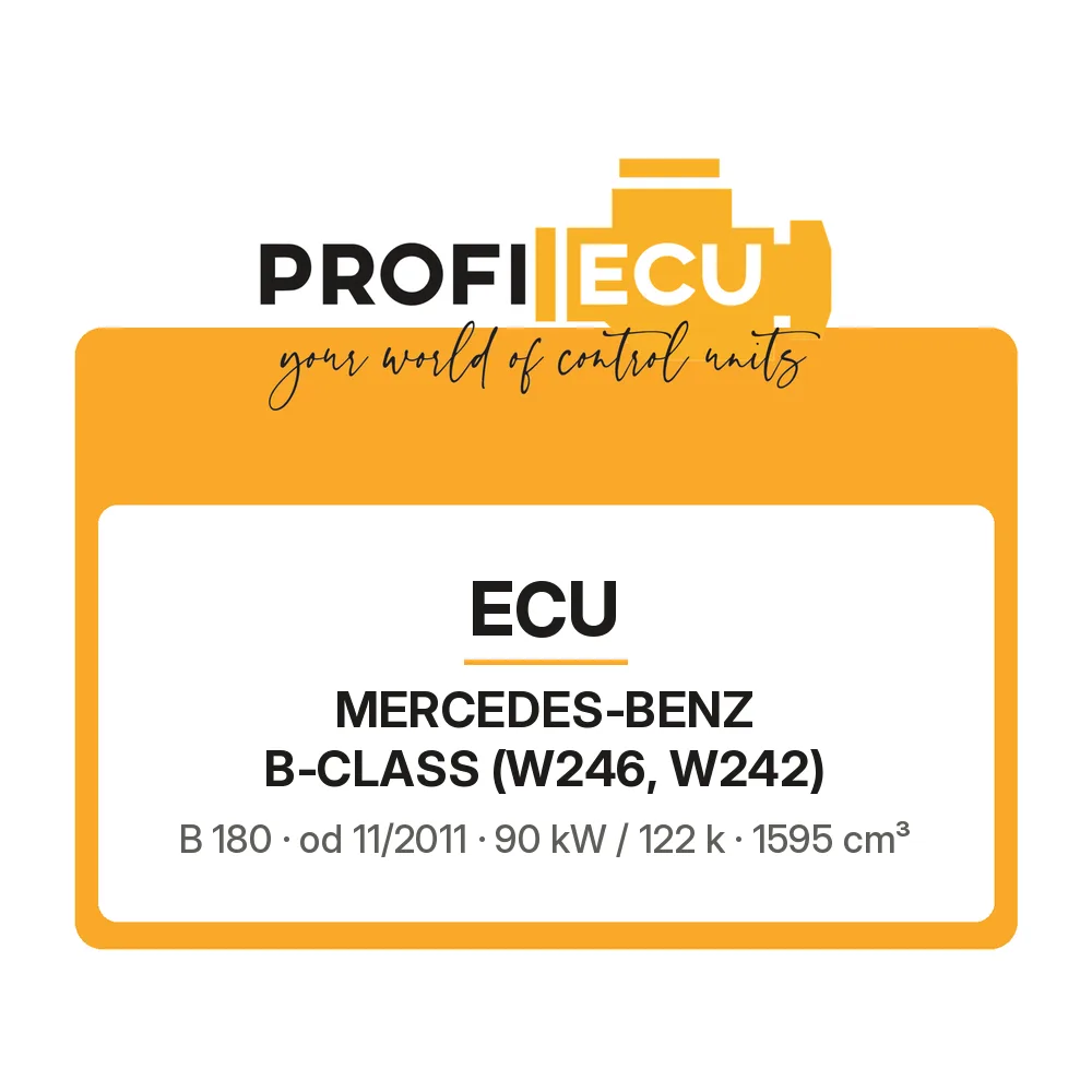 Etiketa ProfiECU: ECU pro Mercedes-Benz B-CLASS B 180 90 kW