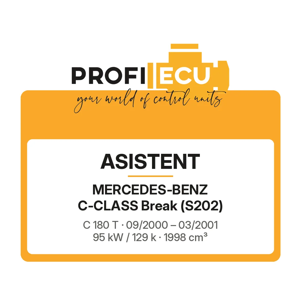 Etiketa ProfiECU: ASISTENT pro Mercedes-Benz C-CLASS Break C 180 T 95 kW