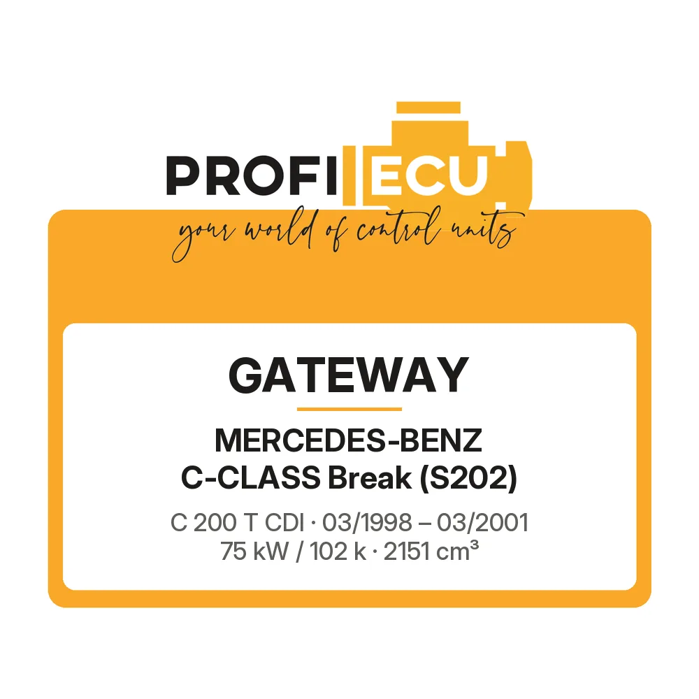 Etiketa ProfiECU: GATEWAY pro Mercedes-Benz C-CLASS Break C 200 T CDI 75 kW