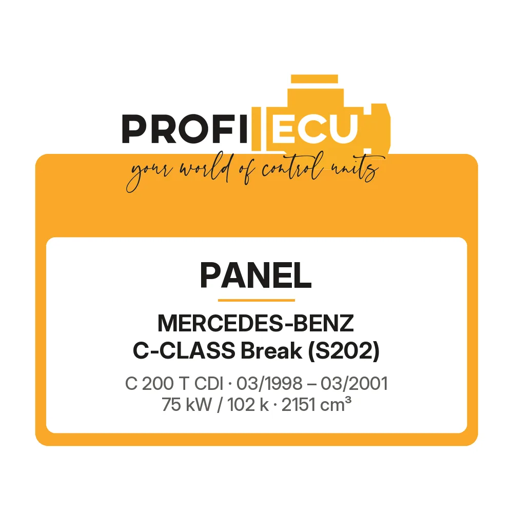 Etiketa ProfiECU: Panel pro Mercedes-Benz C-CLASS Break C 200 T CDI 75 kW