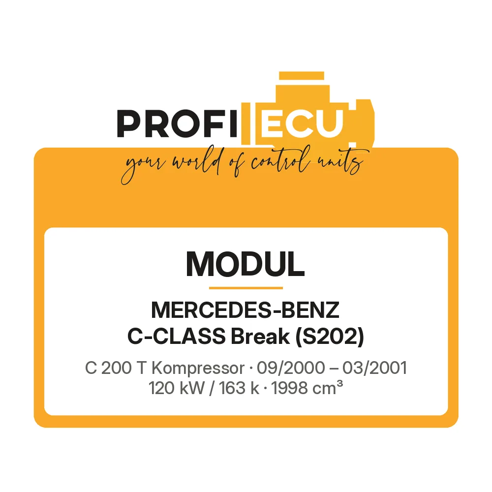 Etiketa ProfiECU: Modul pro Mercedes-Benz C-CLASS Break C 200 T Kompressor 120 kW
