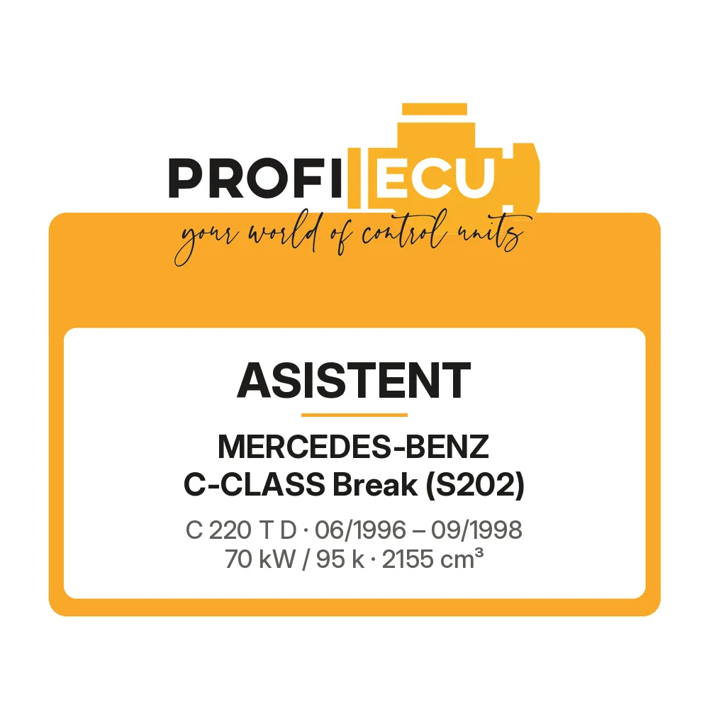 Etiketa ProfiECU: ASISTENT pro Mercedes-Benz C-CLASS Break C 220 T D 70 kW
