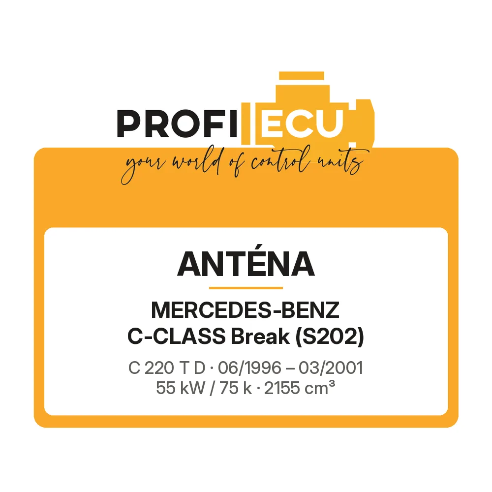 Etiketa ProfiECU: Anténa pro Mercedes-Benz C-CLASS Break C 220 T D 55 kW