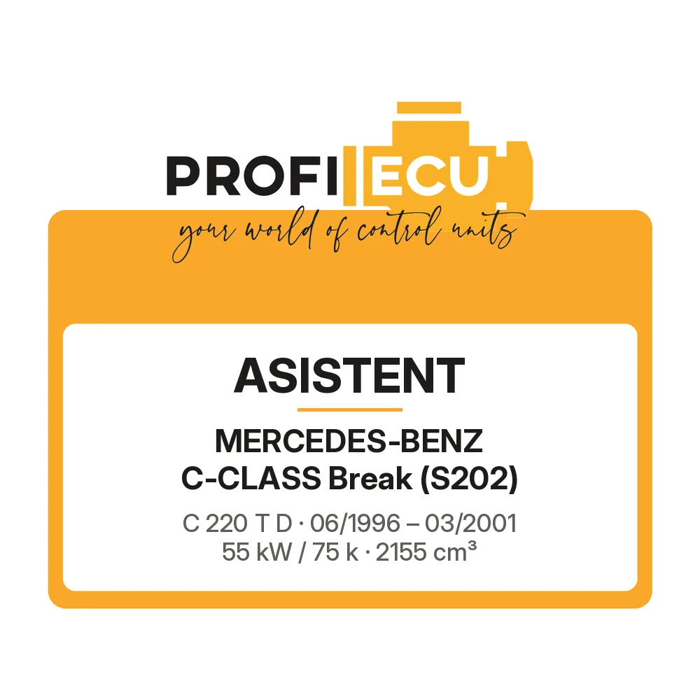 Etiketa ProfiECU: ASISTENT pro Mercedes-Benz C-CLASS Break C 220 T D 55 kW
