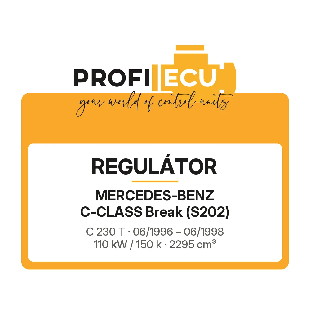 Etiketa ProfiECU: Regulátor pro Mercedes-Benz C-CLASS Break C 230 T 110 kW