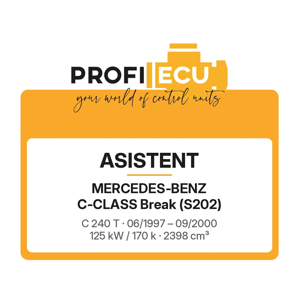 Etiketa ProfiECU: ASISTENT pro Mercedes-Benz C-CLASS Break C 240 T 125 kW