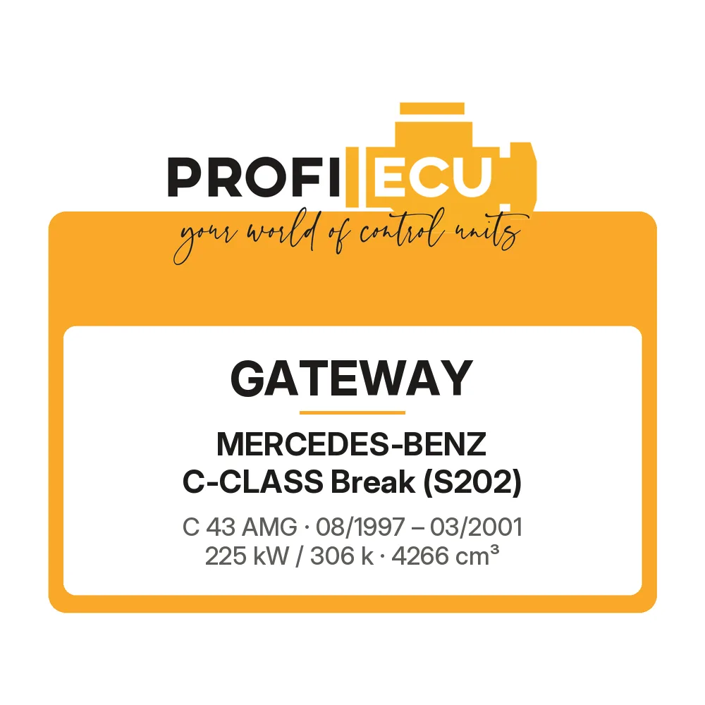 Etiketa ProfiECU: GATEWAY pro Mercedes-Benz C-CLASS Break C 43 AMG 225 kW