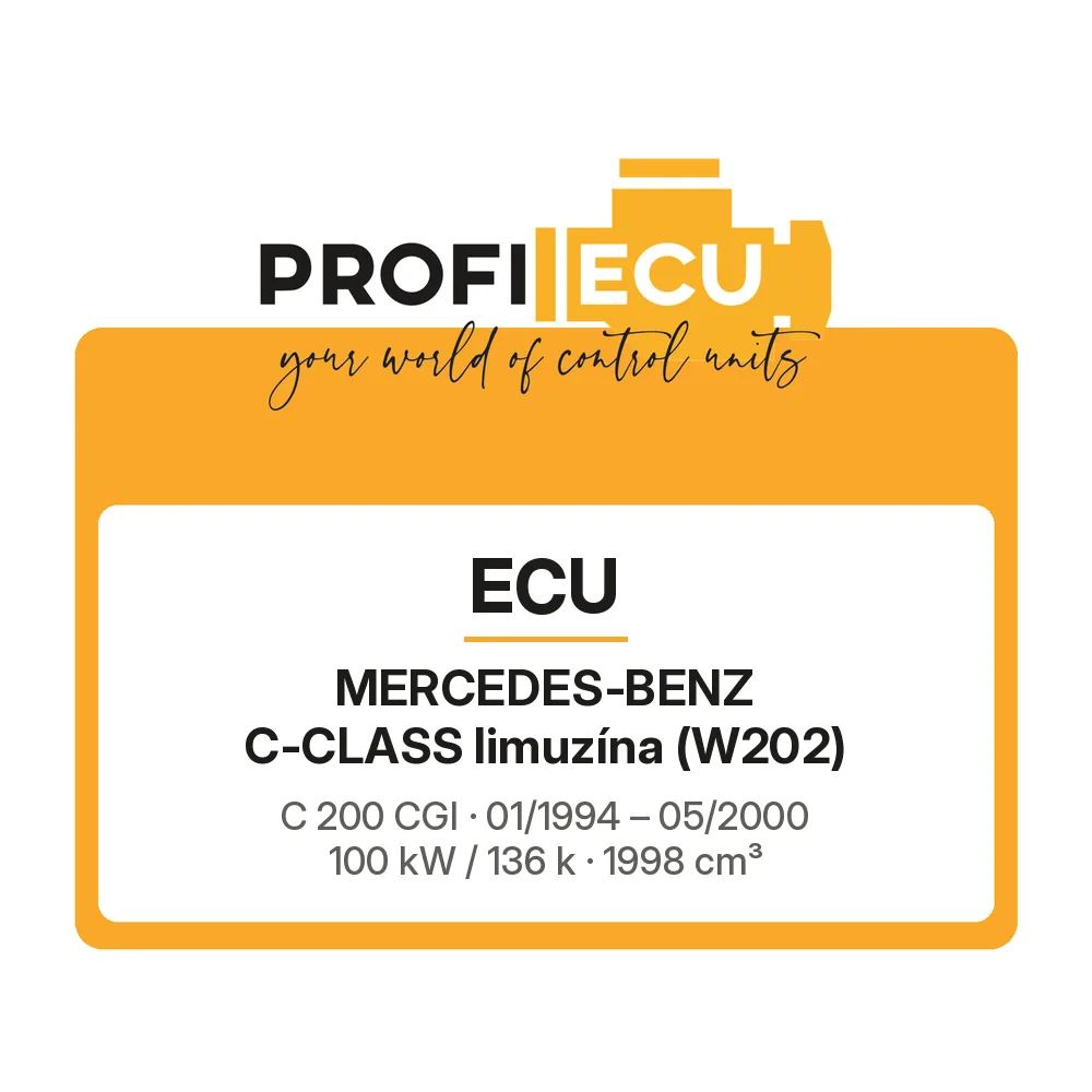 Etiketa ProfiECU: ECU pro Mercedes-Benz C-CLASS limuzína C 200 CGI 100 kW